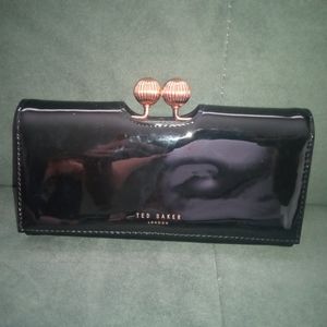 Ted Baker London bobble patent leather wallet